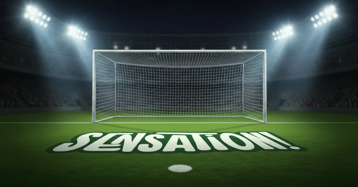 Fudbalski teren i gol